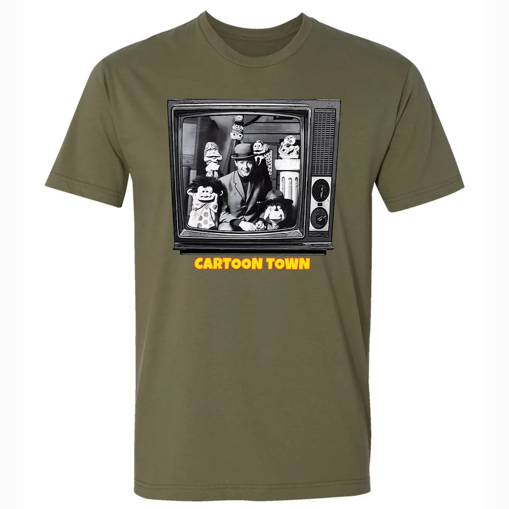 Cartoon Town - Military Green - 5