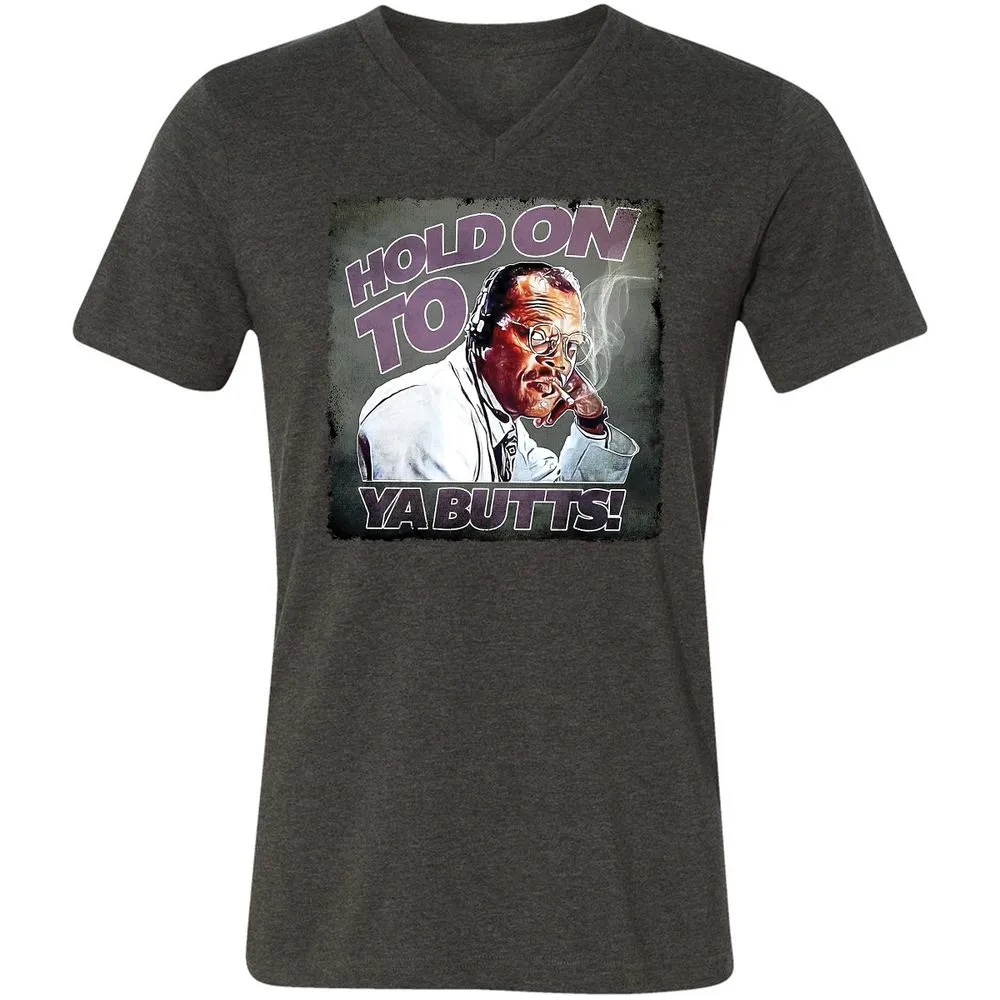 Unisex V-Neck T-Shirt - R5GK723G - Dark Grey Heather - 8