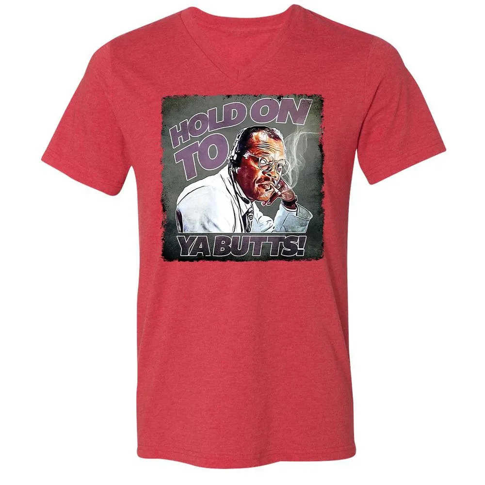 Unisex V-Neck T-Shirt - R5GK723G - Heather Red - 16