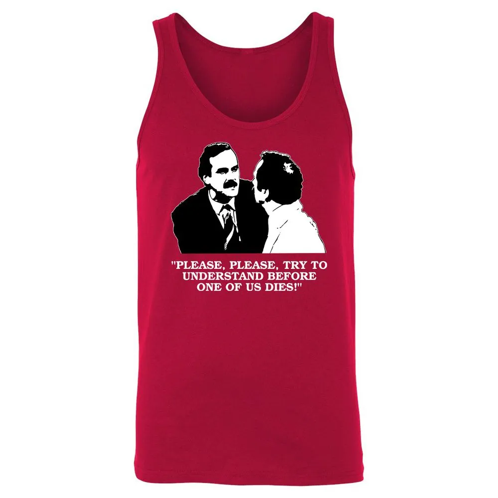 Unisex Jersey Tank - FZ54R2Q9 - Red - 11