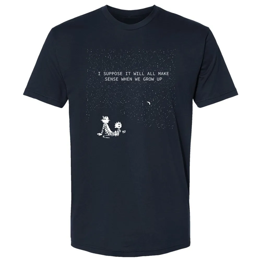 Calvin and Hobbes Stars - Midnight Navy - 2