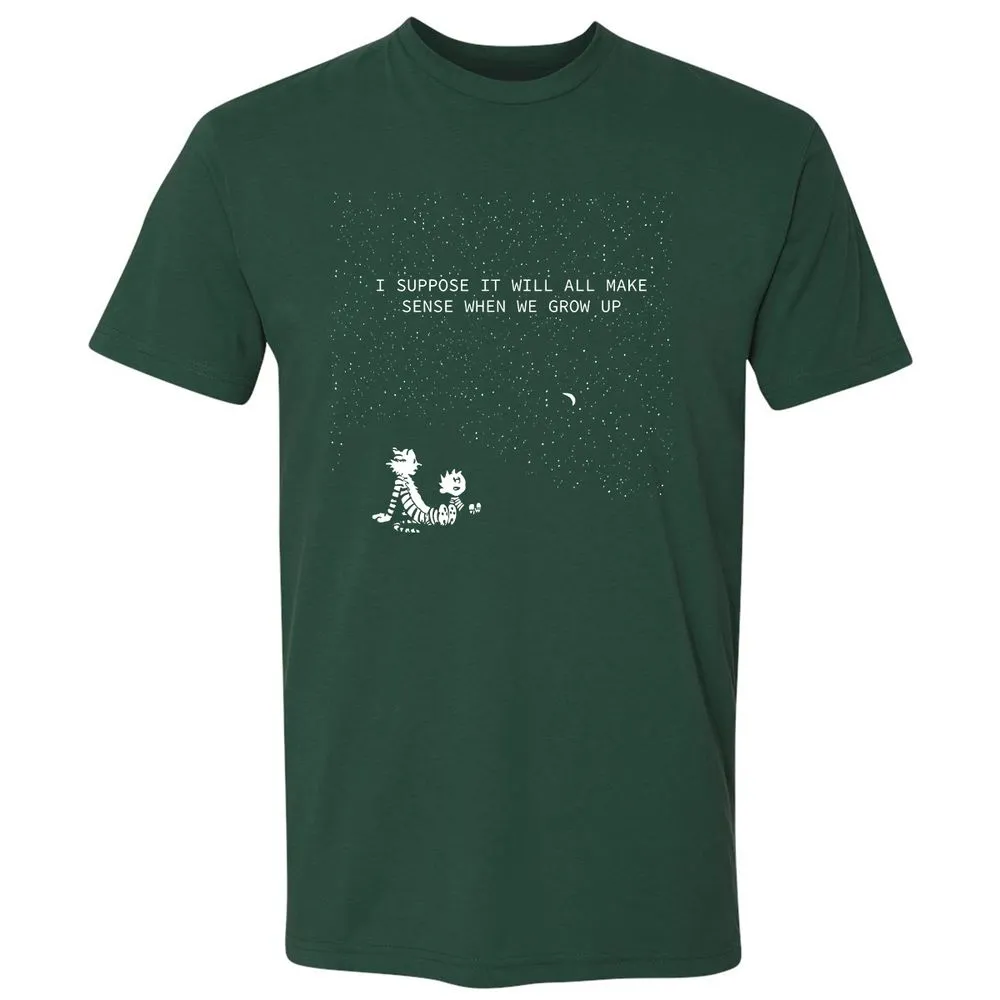 Calvin and Hobbes Stars - Forest Green - 13