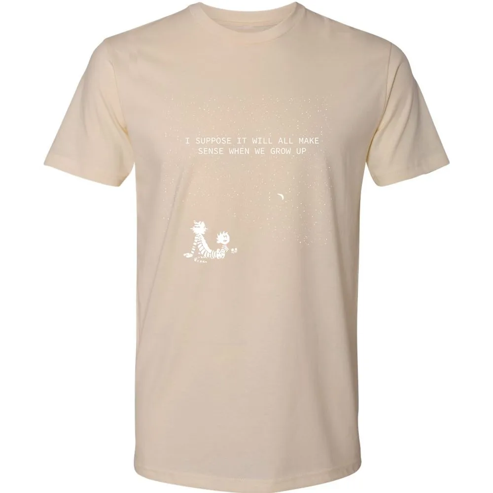 Calvin and Hobbes Stars - Cream - 14
