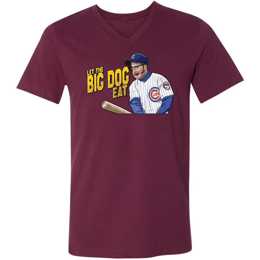 Unisex V-Neck T-Shirt - 5PT5JKR5 - Maroon - 6