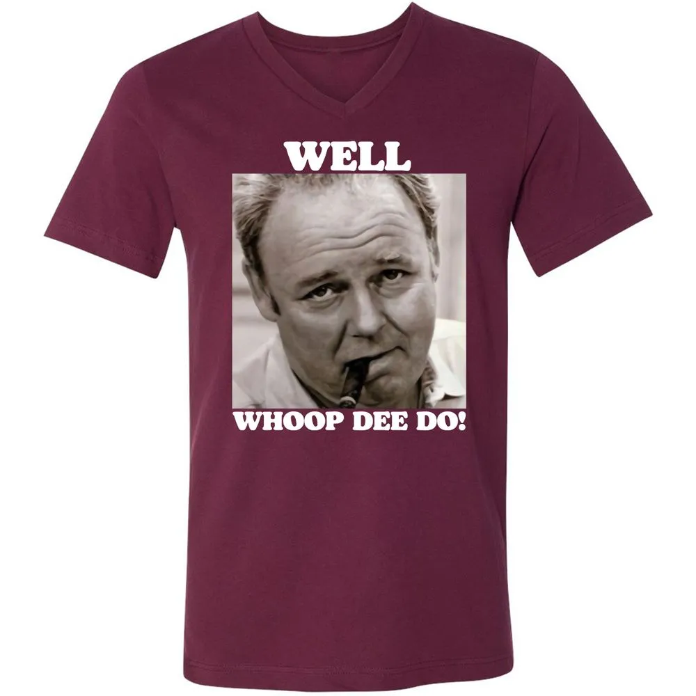 Funny 70s Tv Quote Whoop Dee Do - Maroon - 6