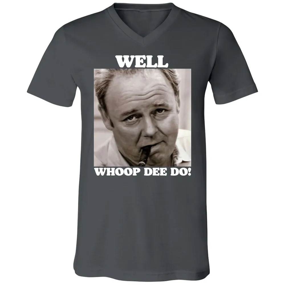 Funny 70s Tv Quote Whoop Dee Do - Asphalt - 12
