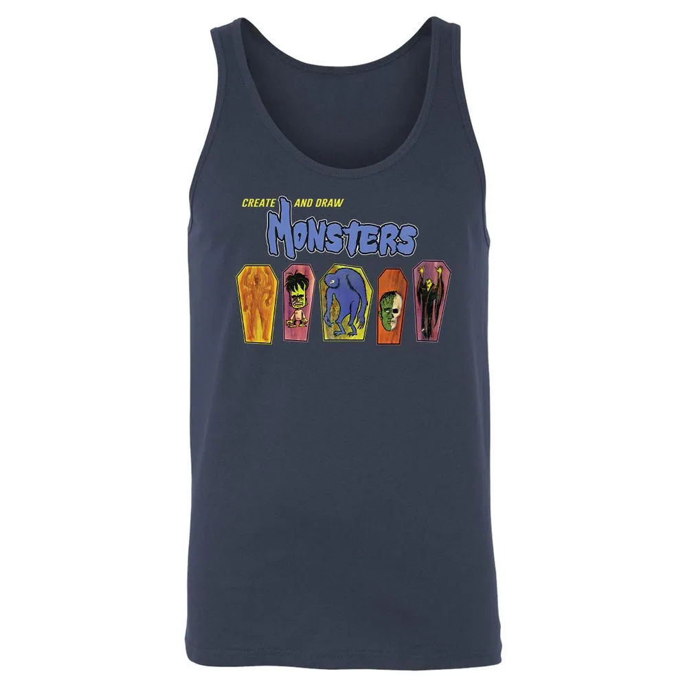 Monsters Draw - Navy - 2