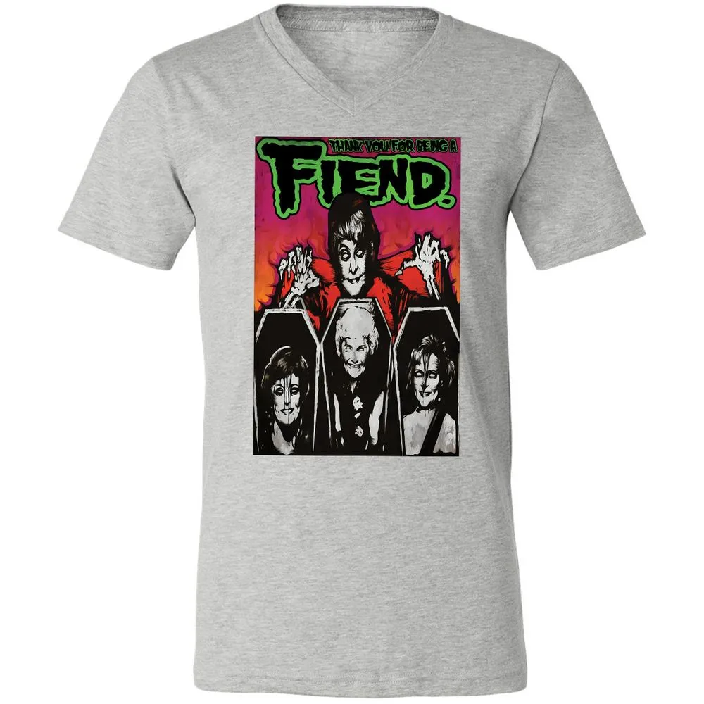 Unisex V-Neck T-Shirt - BTWZMR92 - Athletic Heather - 7