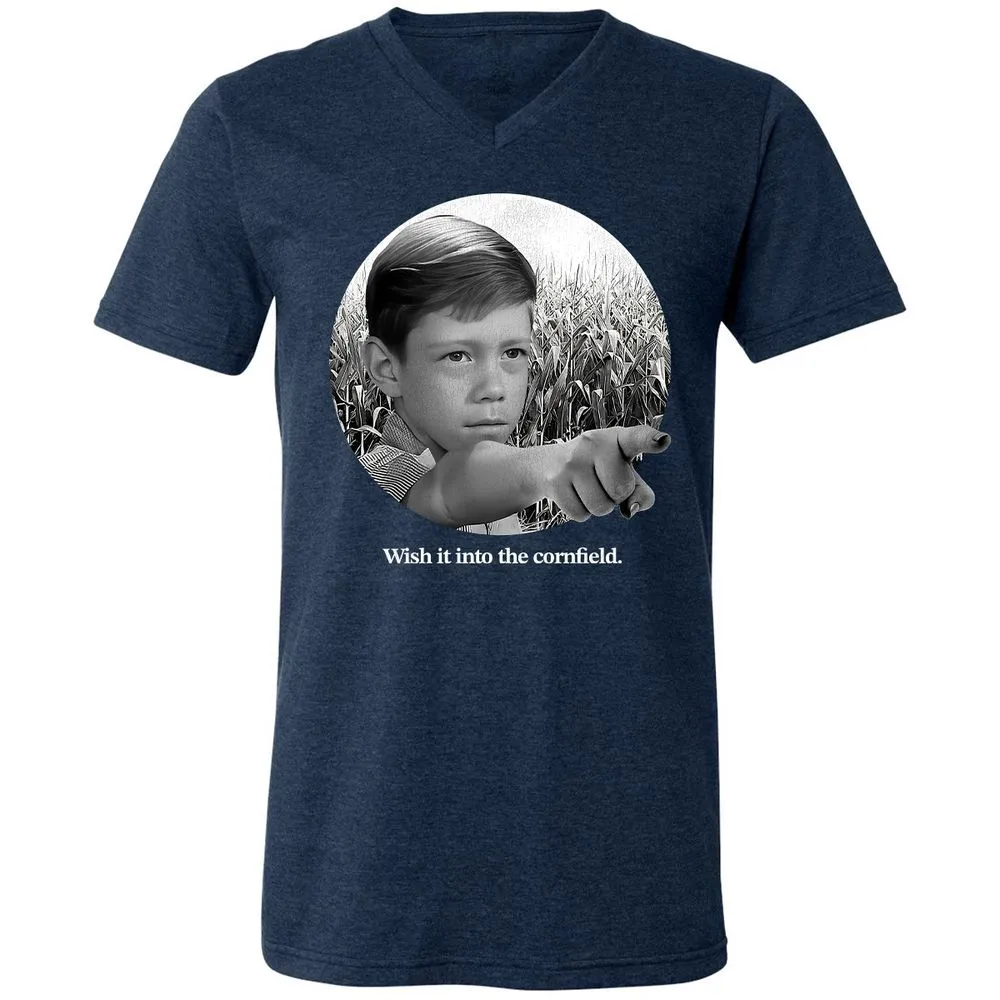 Wish It Into The Cornfield - Heather Navy - 15