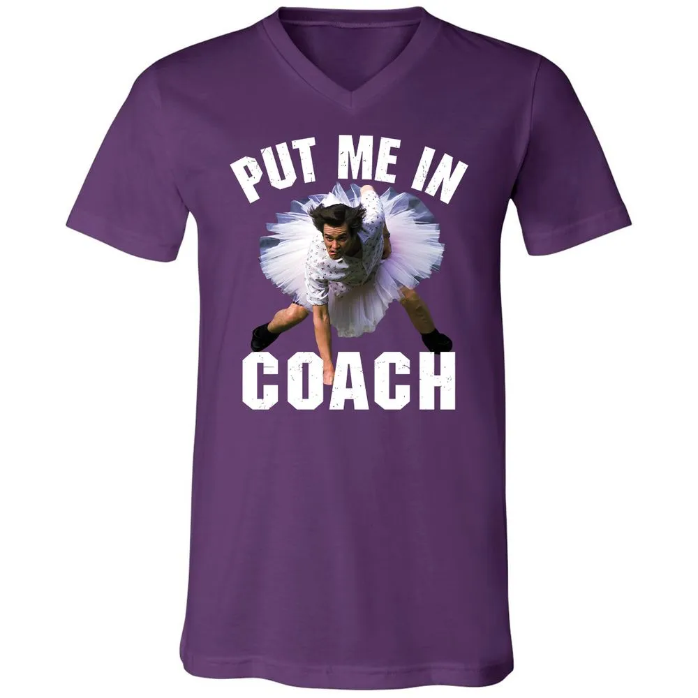 Unisex V-Neck T-Shirt - 45KGHJKR - Team Purple - 9