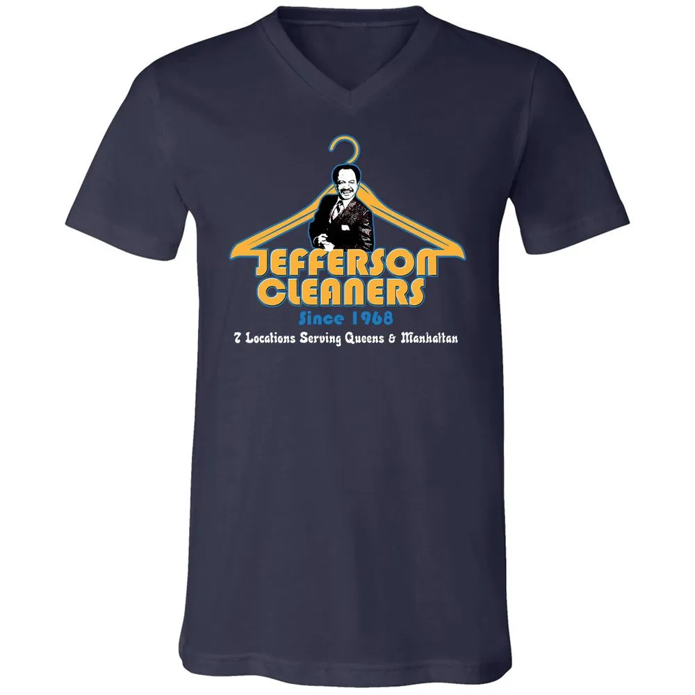 Unisex V-Neck T-Shirt - 49159RS6 - Navy - 2