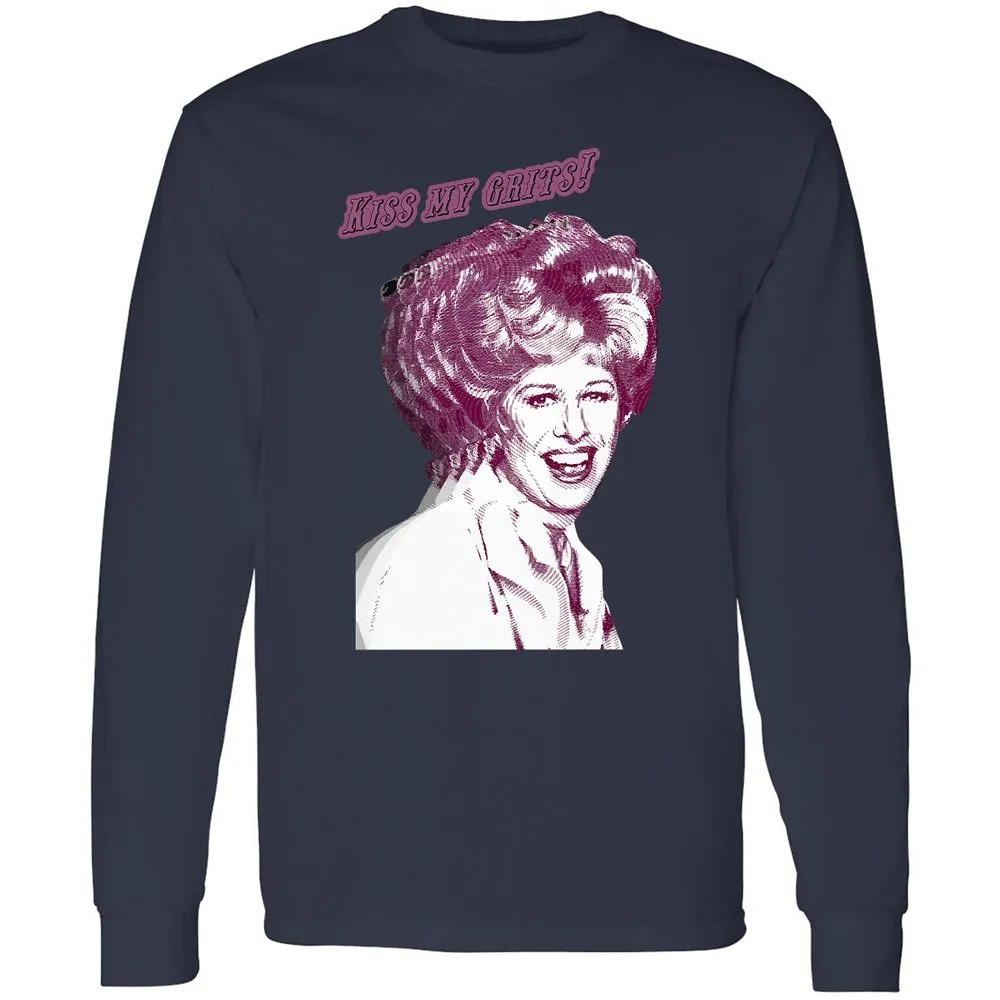 Long Sleeve T-Shirt - 84K5HDWF - Navy - 2