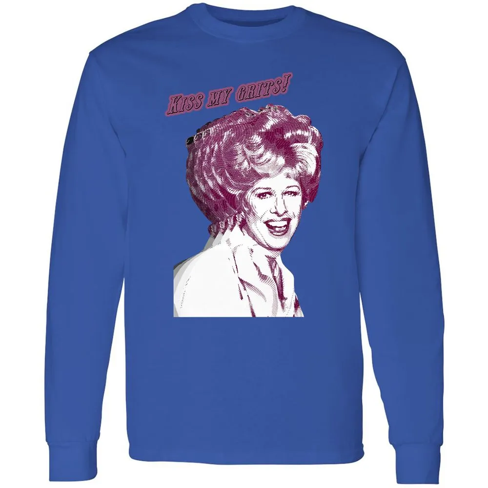 Long Sleeve T-Shirt - 84K5HDWF - Royal - 8