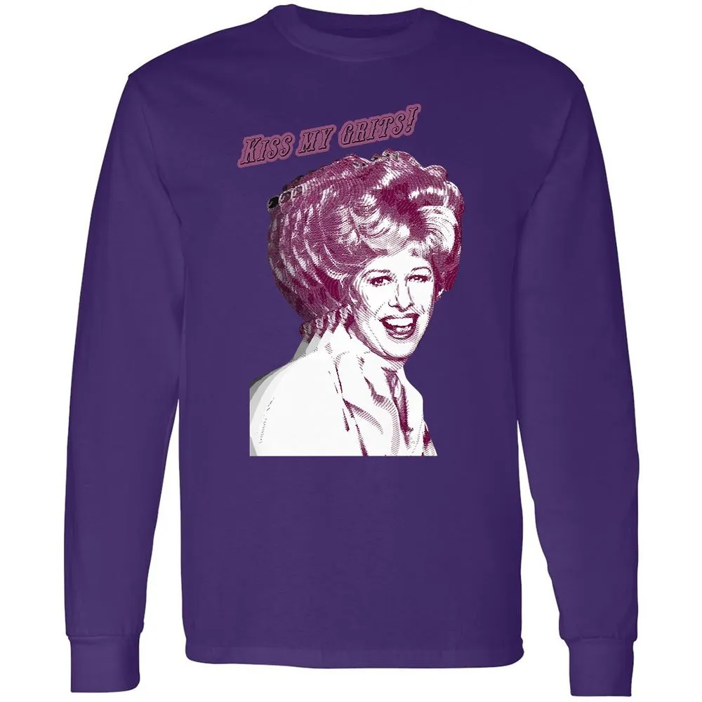 Long Sleeve T-Shirt - 84K5HDWF - Purple - 13