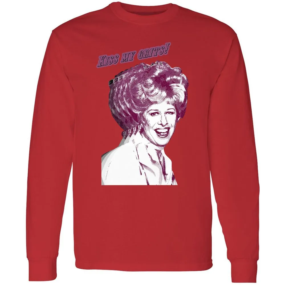 Long Sleeve T-Shirt - 84K5HDWF - Red - 14