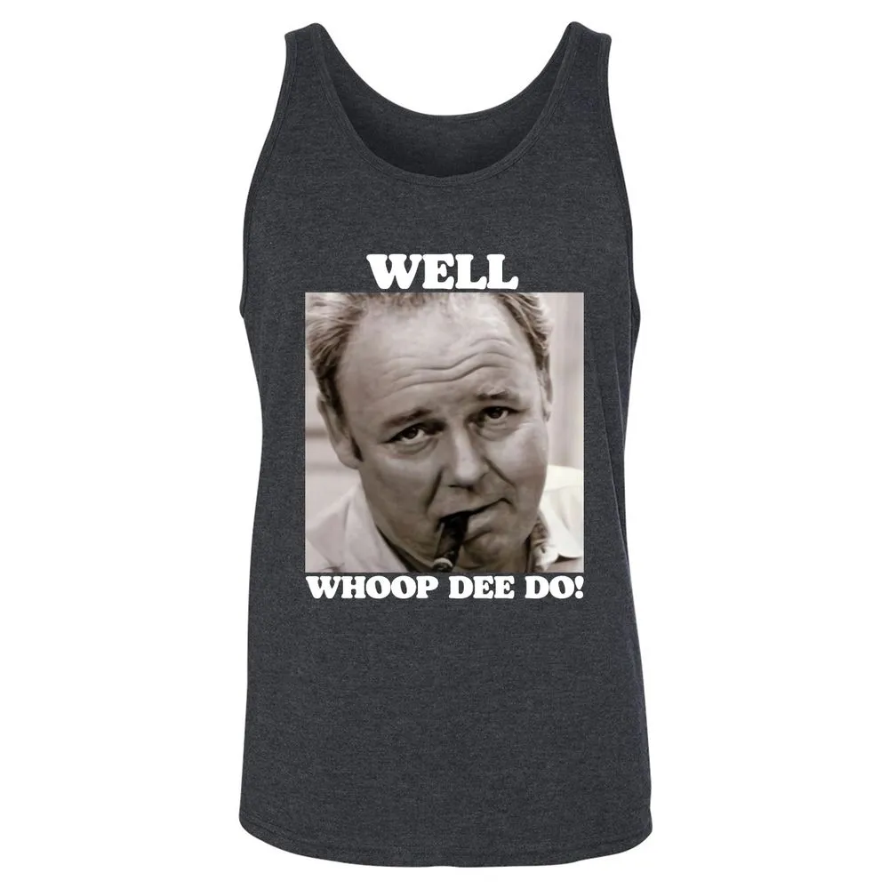 Funny 70s Tv Quote Whoop Dee Do - Dark Grey Heather - 6