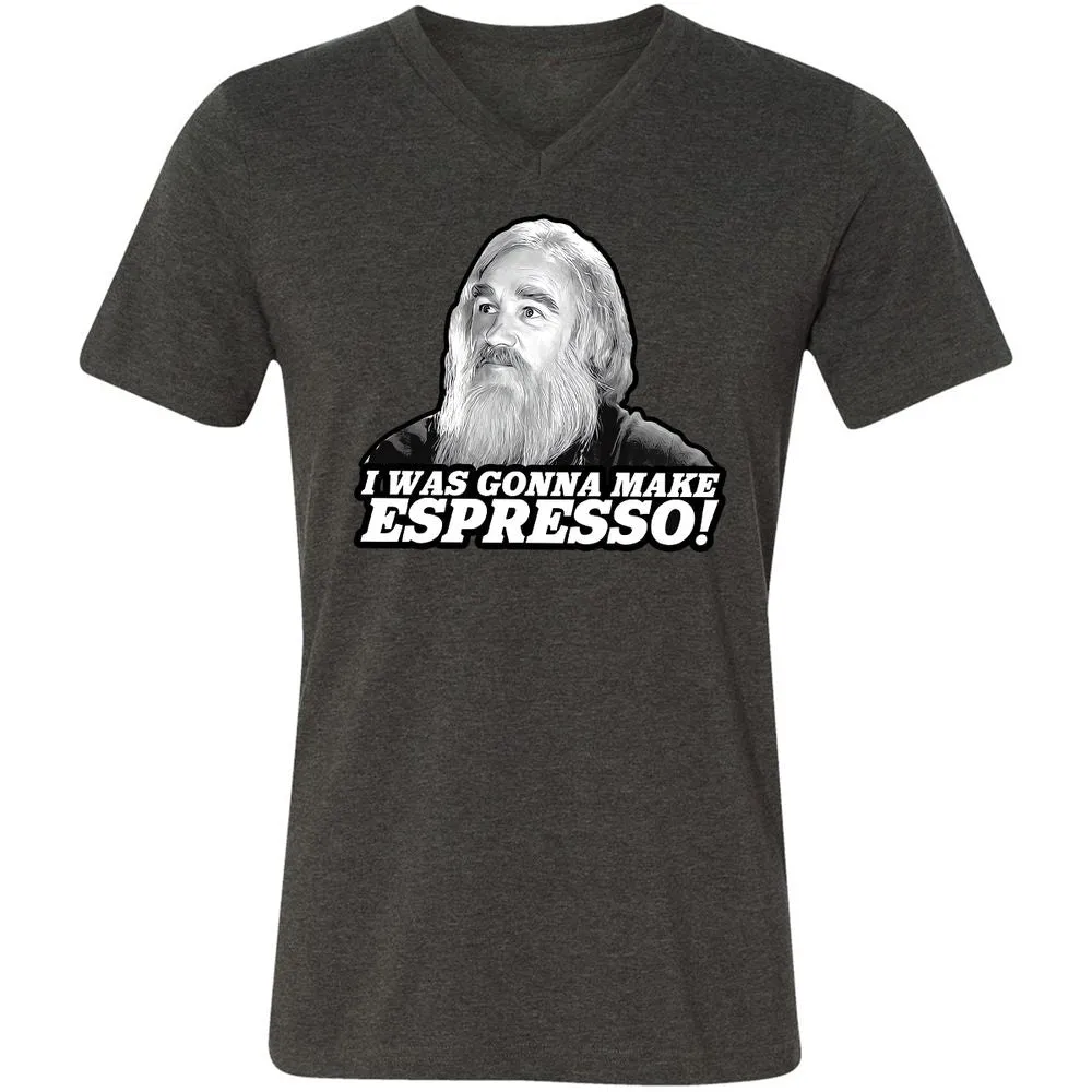 Unisex V-Neck T-Shirt - 34C86UGB - Dark Grey Heather - 8