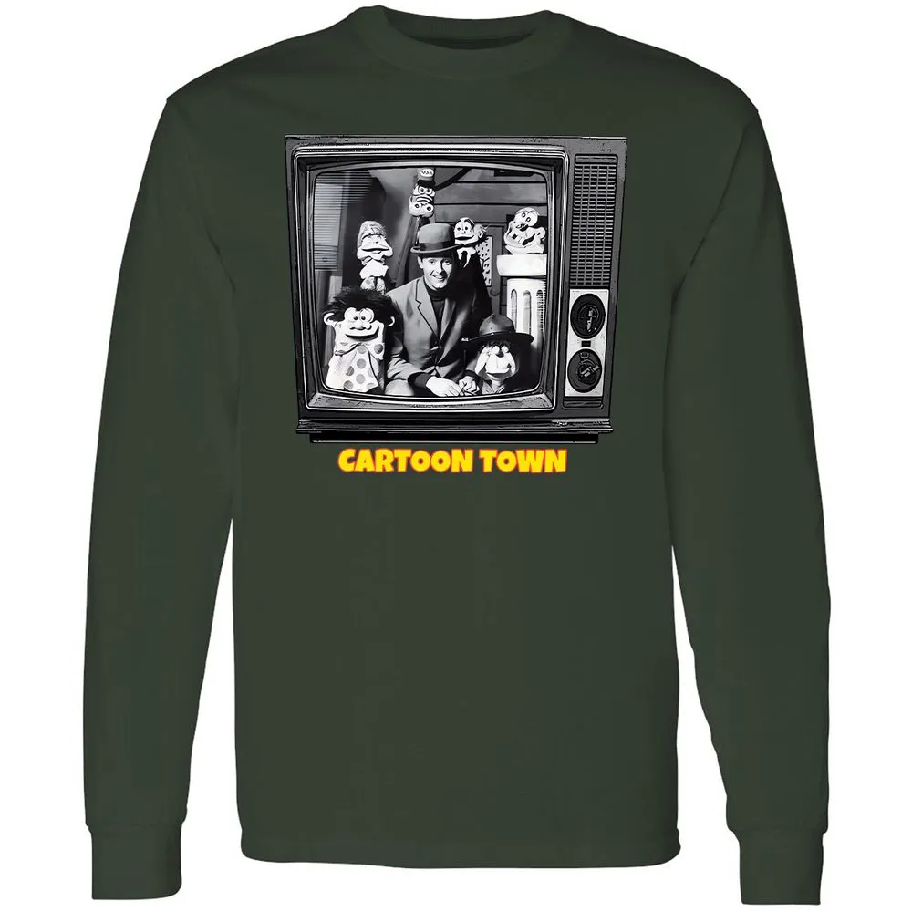 Cartoon Town - Forest Green - 4