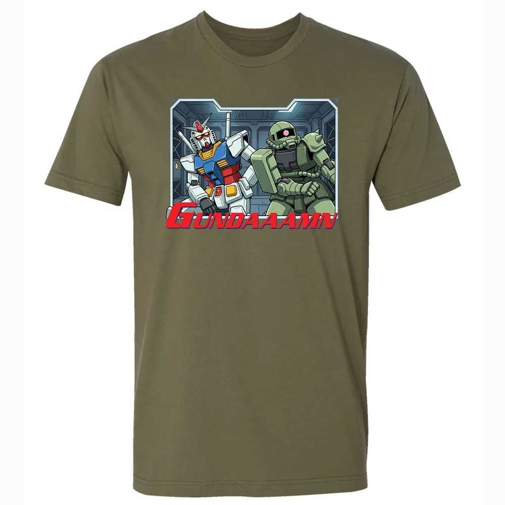 Premium Unisex T-Shirt - D6A9LTK6 - Military Green - 5