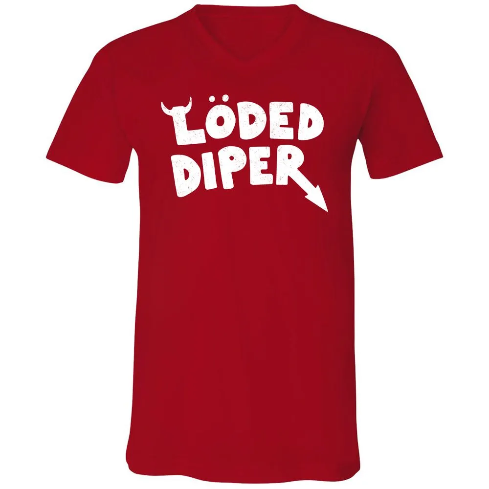 Unisex V-Neck T-Shirt - 1TWPBP3G - Red - 3