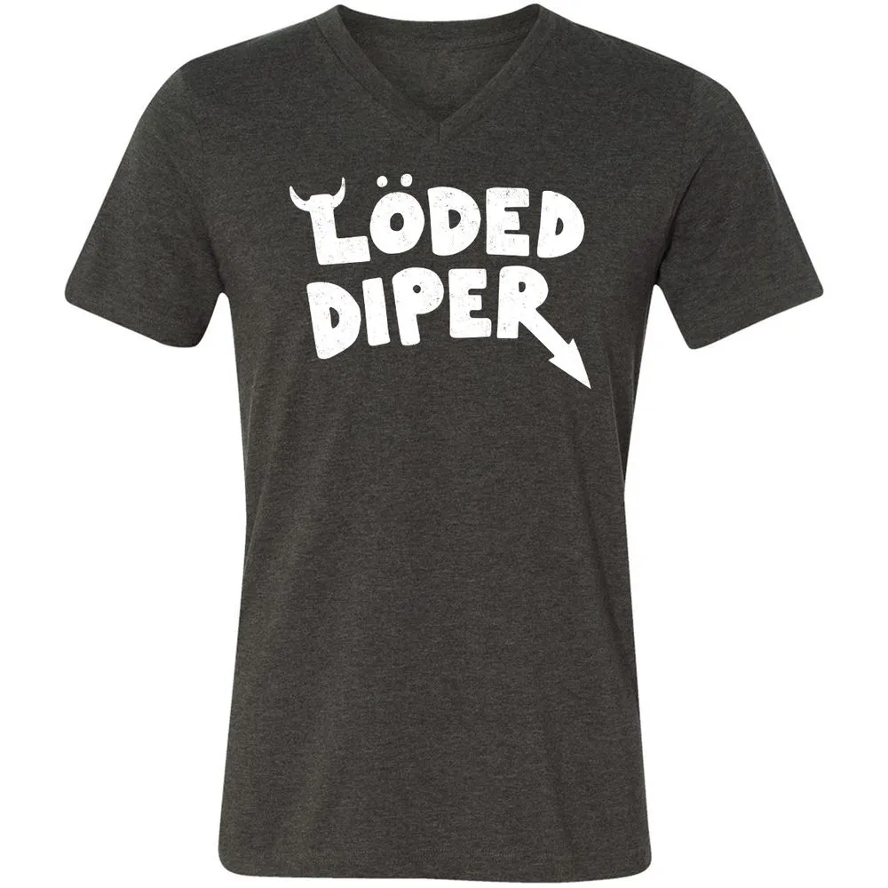 Unisex V-Neck T-Shirt - 1TWPBP3G - Dark Grey Heather - 8
