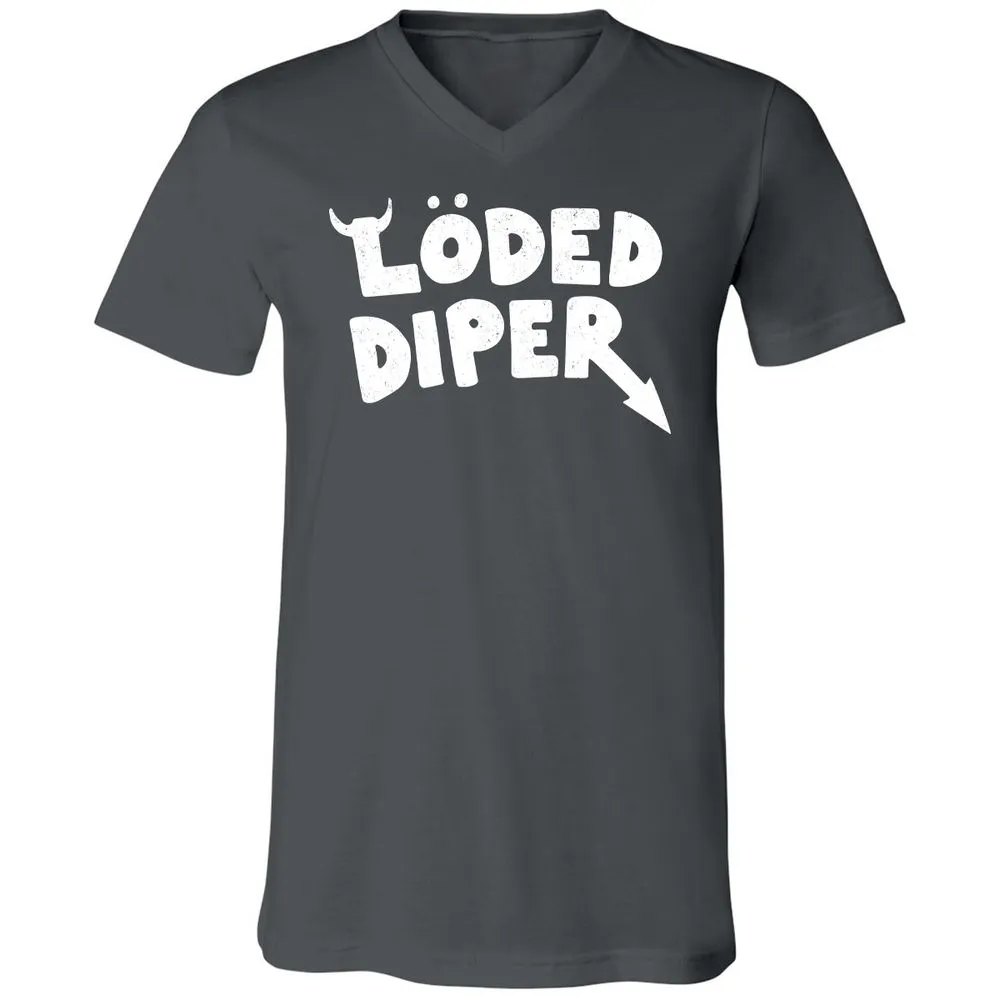 Unisex V-Neck T-Shirt - 1TWPBP3G - Asphalt - 12