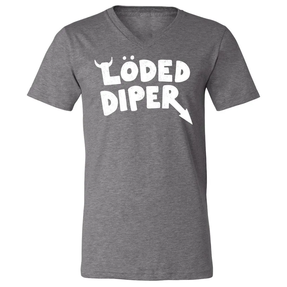 Unisex V-Neck T-Shirt - 1TWPBP3G - Deep Heather - 13