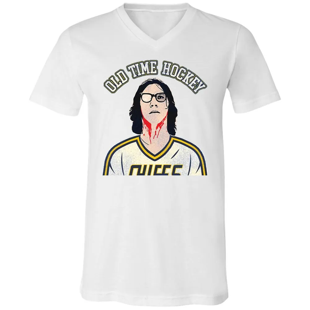 Unisex V-Neck T-Shirt - Y2W9GMUV - White - 5