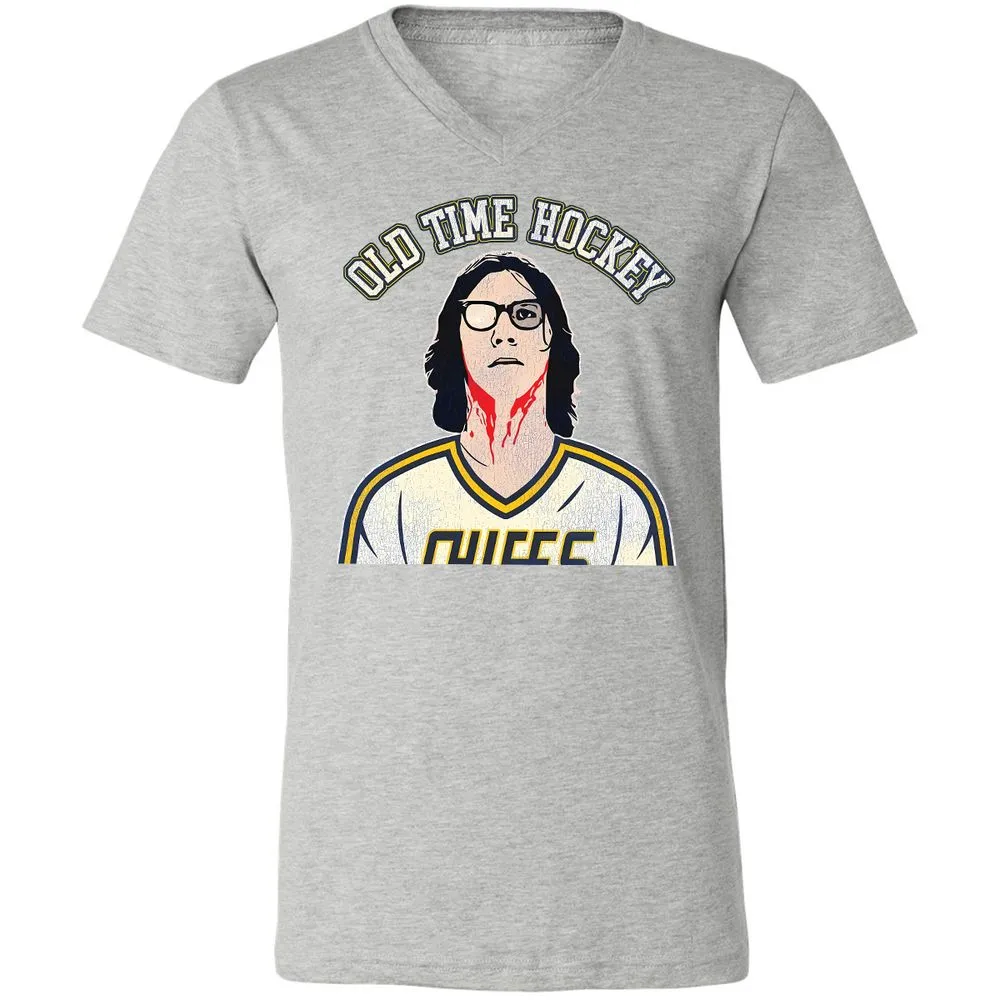 Unisex V-Neck T-Shirt - Y2W9GMUV - Athletic Heather - 7