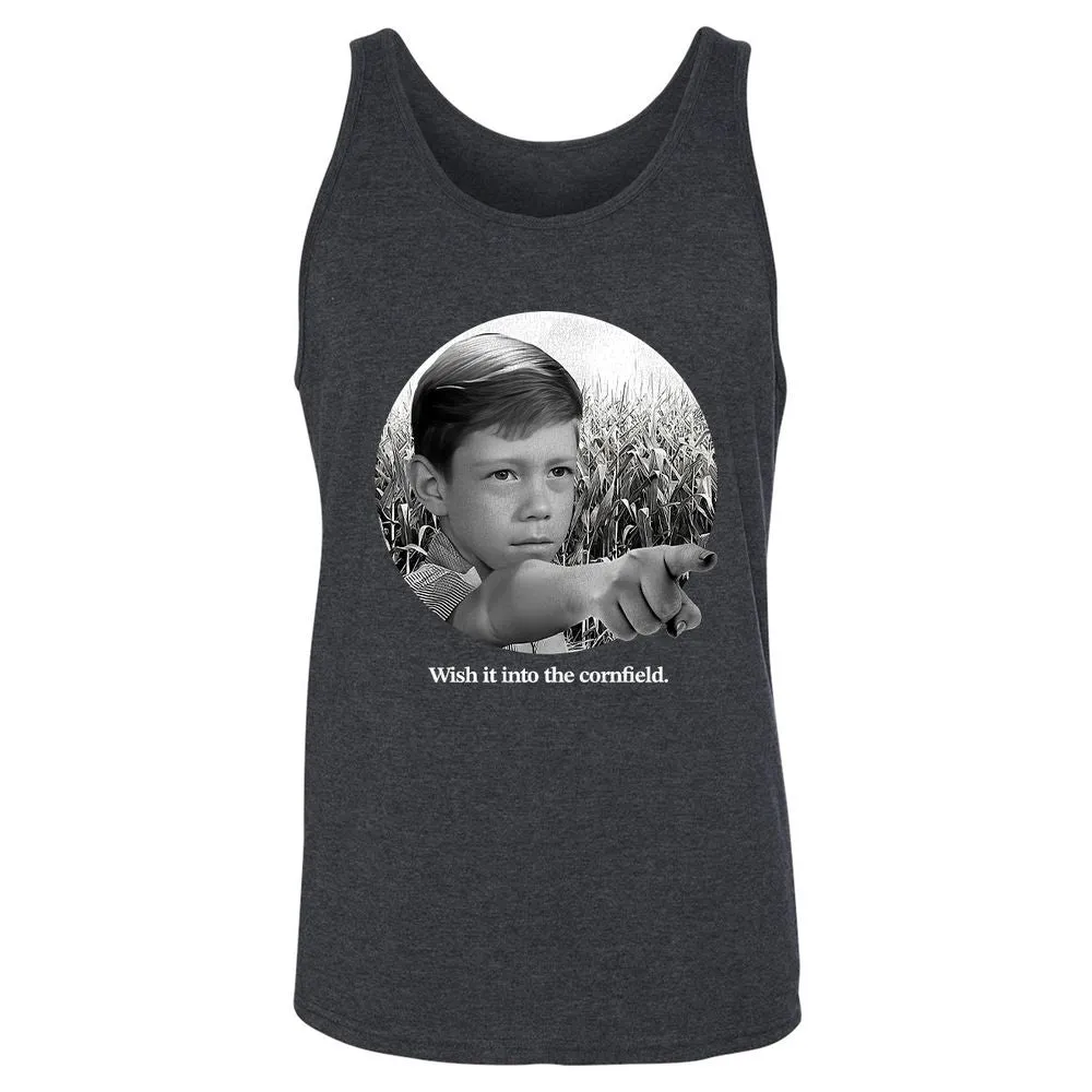 Wish It Into The Cornfield - Dark Grey Heather - 6