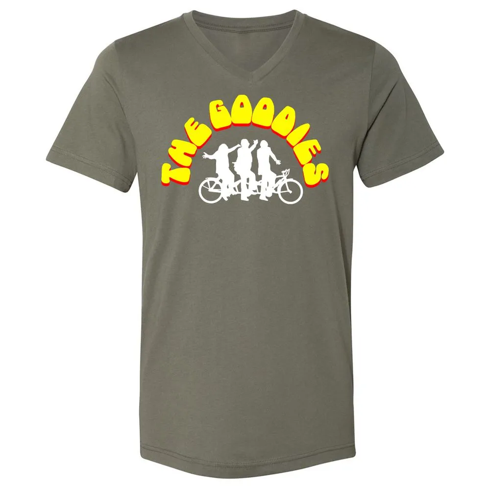 Unisex V-Neck T-Shirt - EME7BNMU - Military Green - 10