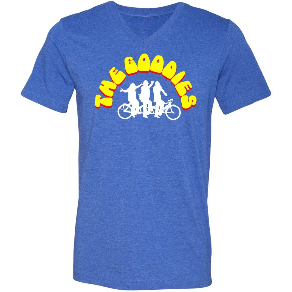 Unisex V-Neck T-Shirt - EME7BNMU - Heather True Royal - 14