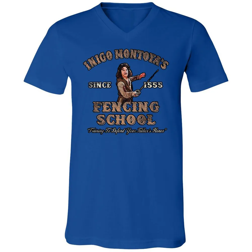 Unisex V-Neck T-Shirt - QYSCE93S - True Royal - 4