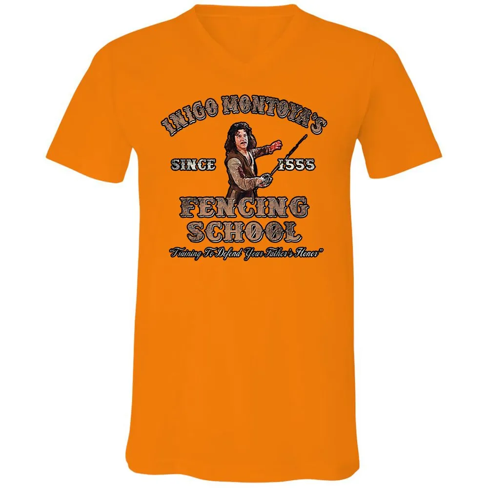 Unisex V-Neck T-Shirt - QYSCE93S - Orange - 11