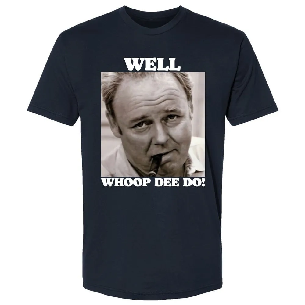 Funny 70s Tv Quote Whoop Dee Do - Midnight Navy - 2