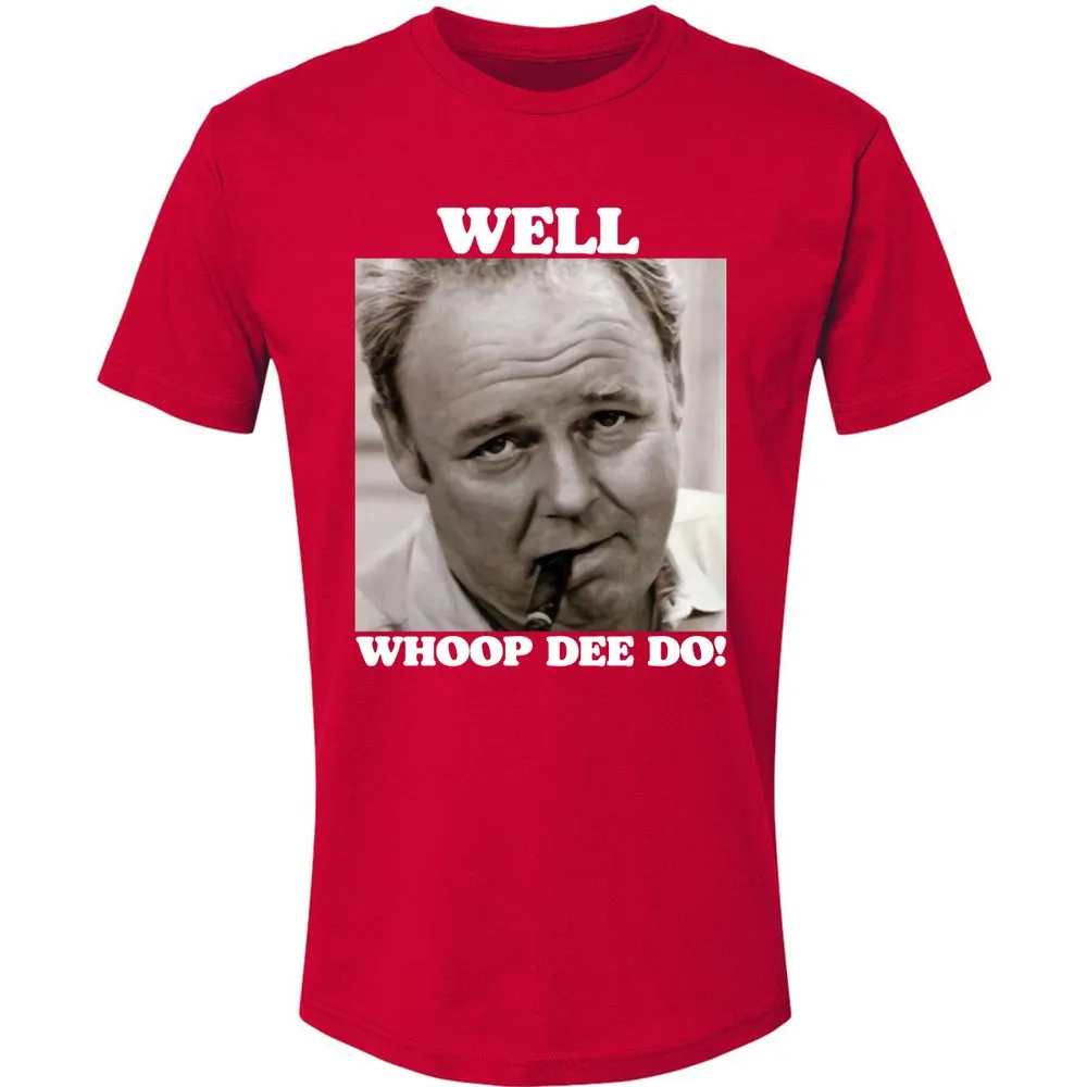 Funny 70s Tv Quote Whoop Dee Do - Red - 6