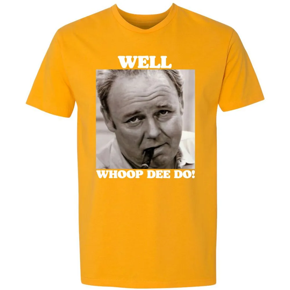 Funny 70s Tv Quote Whoop Dee Do - Gold - 12