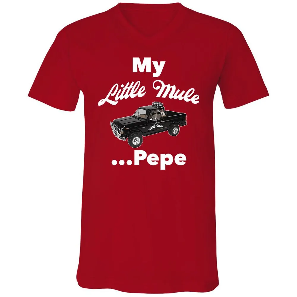 Unisex V-Neck T-Shirt - Q659RRPE - Red - 3