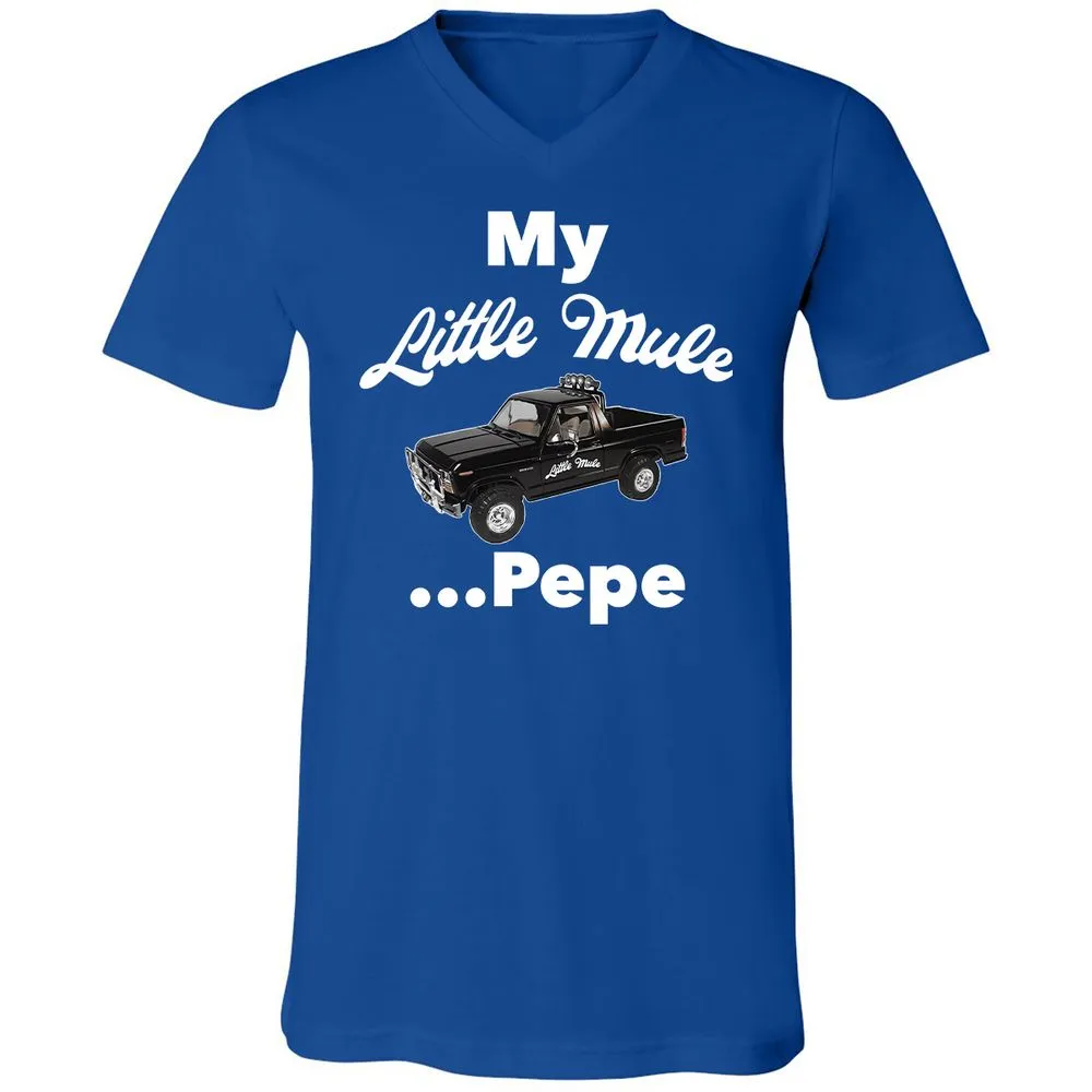 Unisex V-Neck T-Shirt - Q659RRPE - True Royal - 4