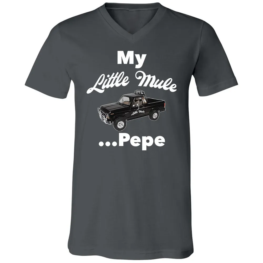 Unisex V-Neck T-Shirt - Q659RRPE - Asphalt - 12