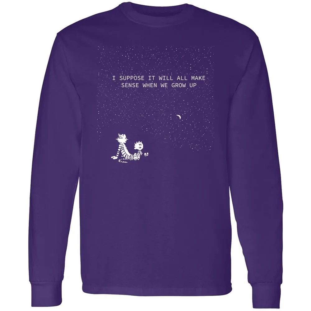 Calvin and Hobbes Stars - Purple - 13