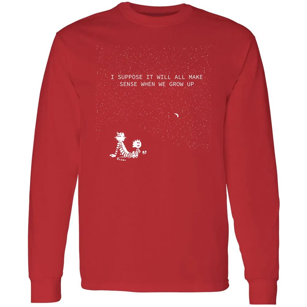 Calvin and Hobbes Stars - Red - 14