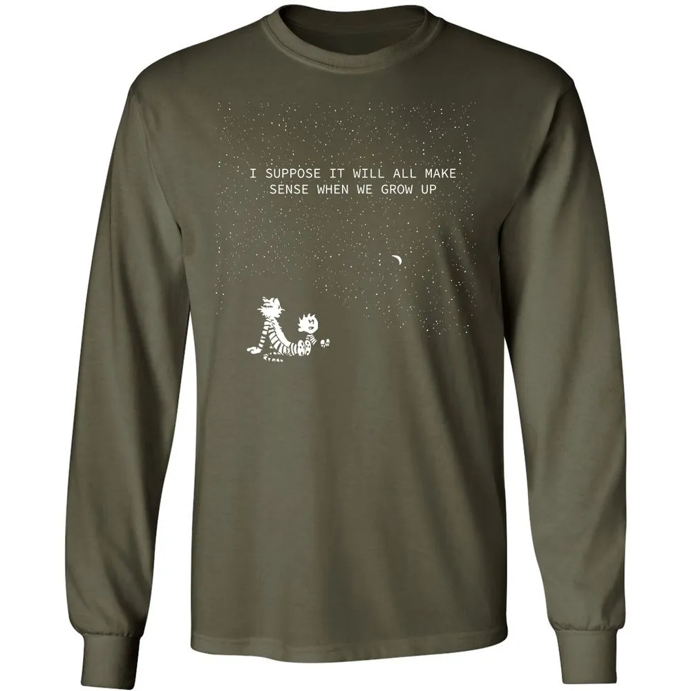 Calvin and Hobbes Stars - Military Green - 16