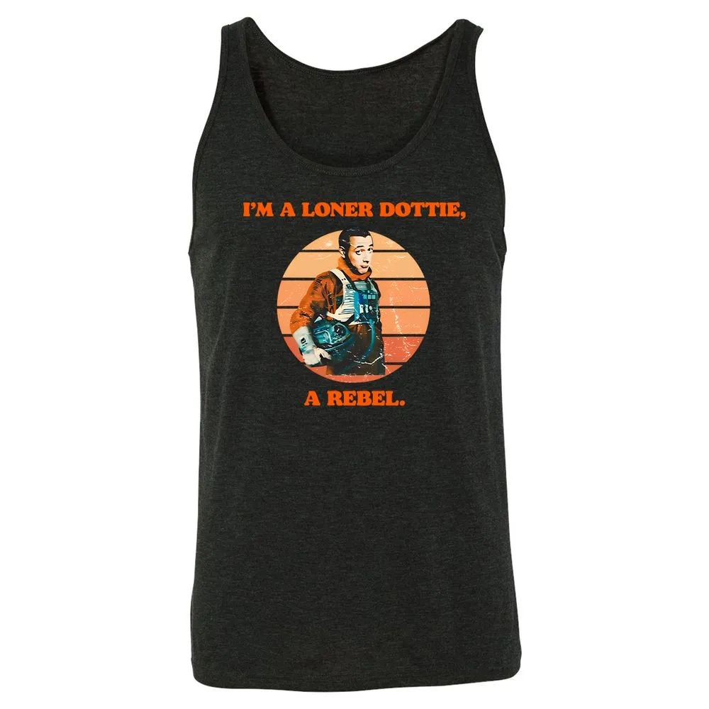 I'm a loner dottie a rebel - Charcoal Black Triblend - 5