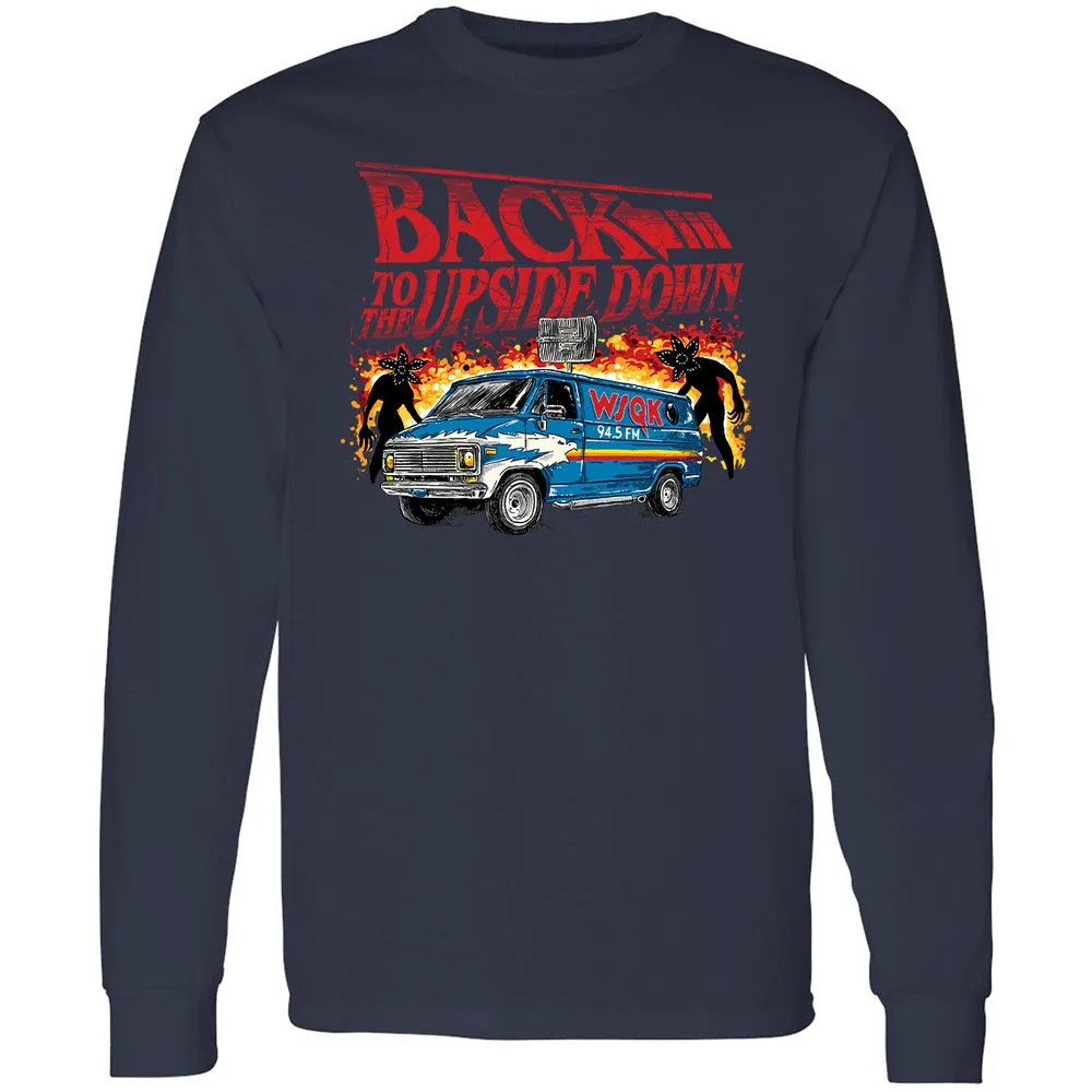 Long Sleeve T-Shirt - 3JUQEYDK - Navy - 2