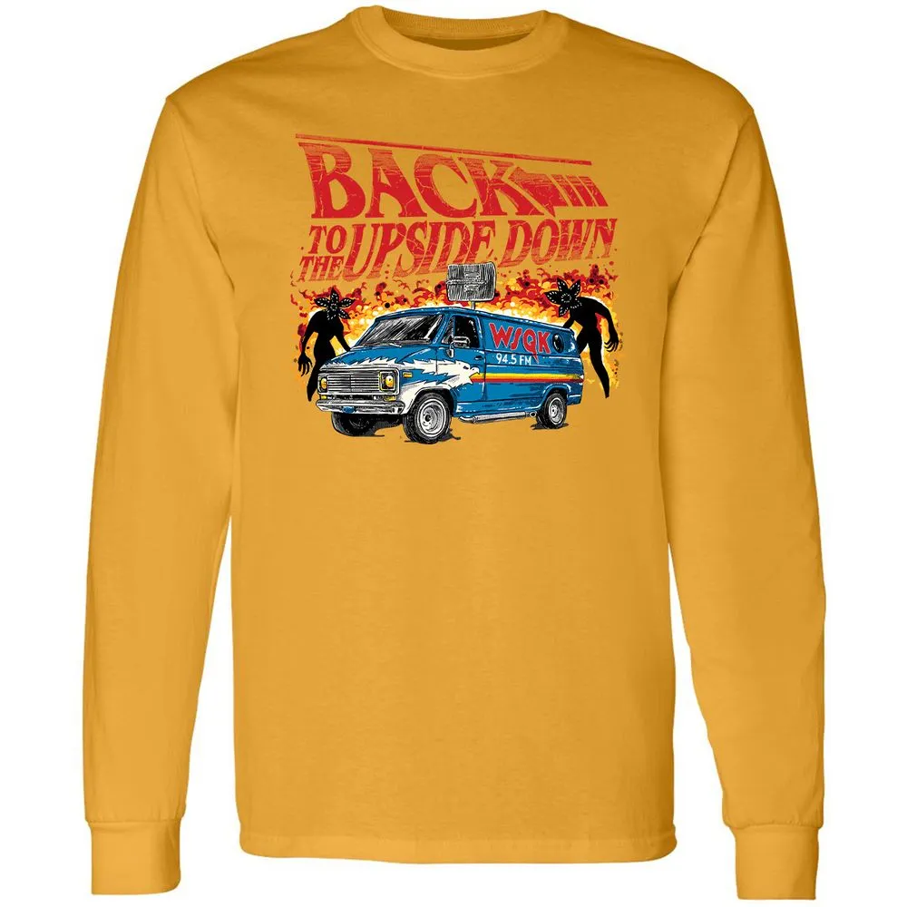 Long Sleeve T-Shirt - 3JUQEYDK - Gold - 9