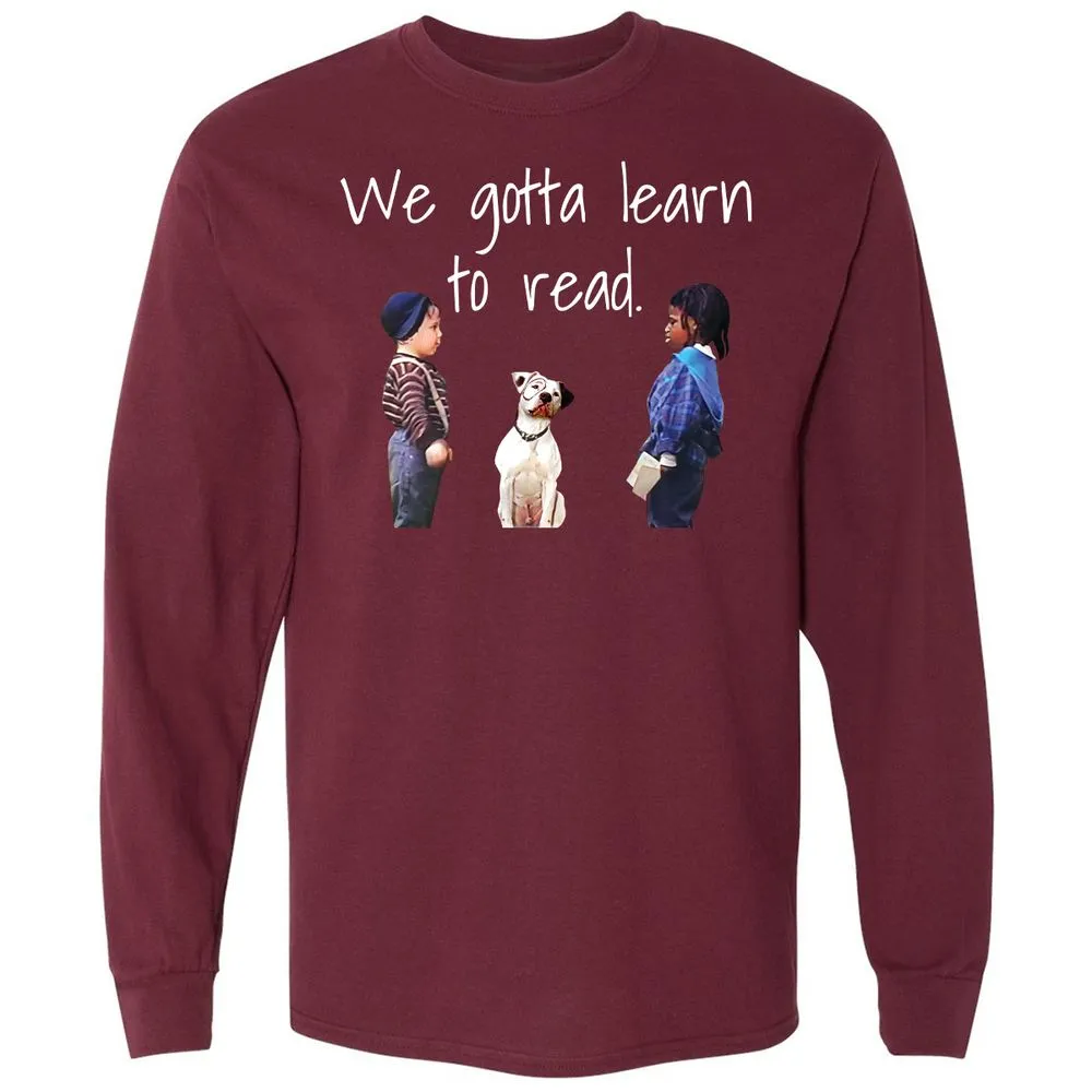 Long Sleeve T-Shirt - RYQDVGTZ - Maroon - 11