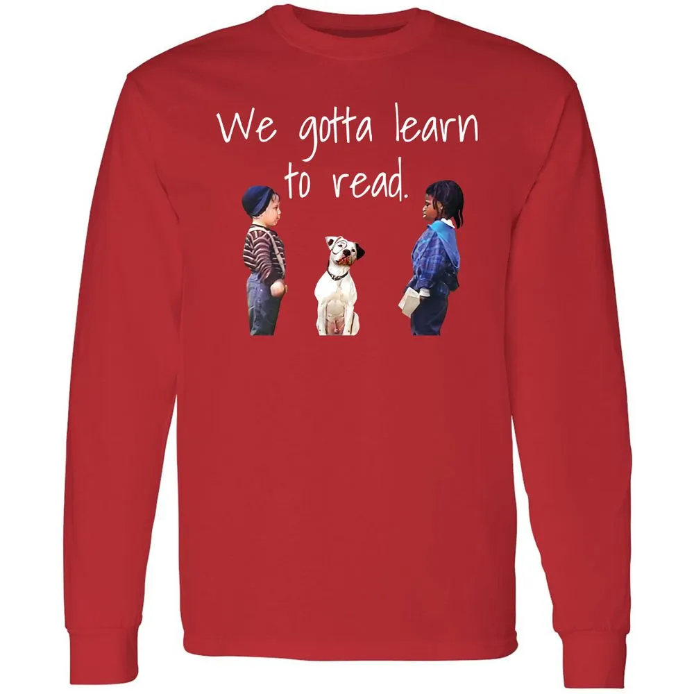 Long Sleeve T-Shirt - RYQDVGTZ - Red - 14