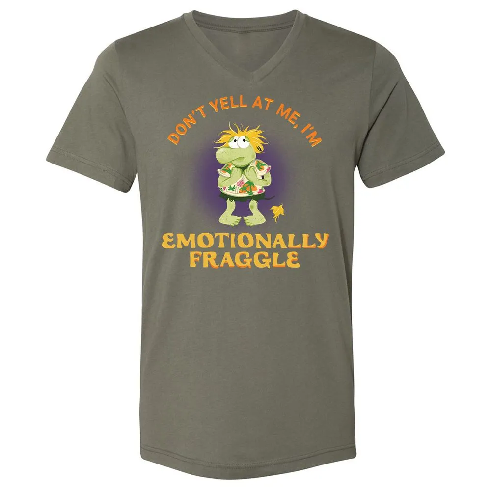 Unisex V-Neck T-Shirt - 9KJTH1J9 - Military Green - 10