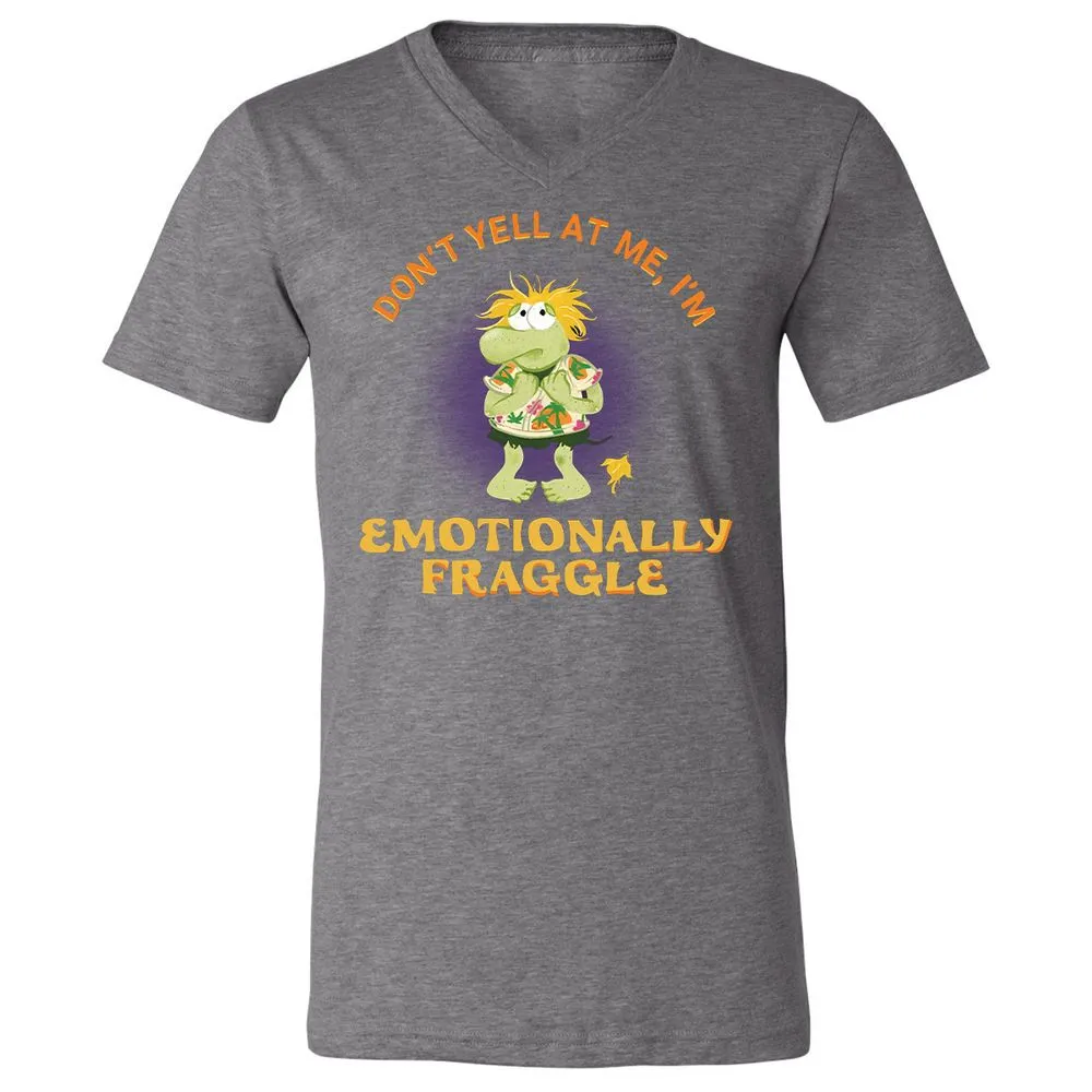 Unisex V-Neck T-Shirt - 9KJTH1J9 - Deep Heather - 13
